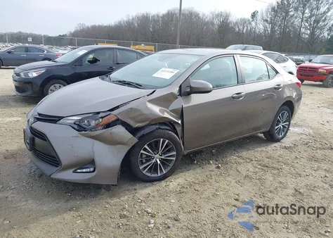 2017 Toyota Corolla Le z USA, uszkodzony, nr VIN 2T1BURHE2HC919193